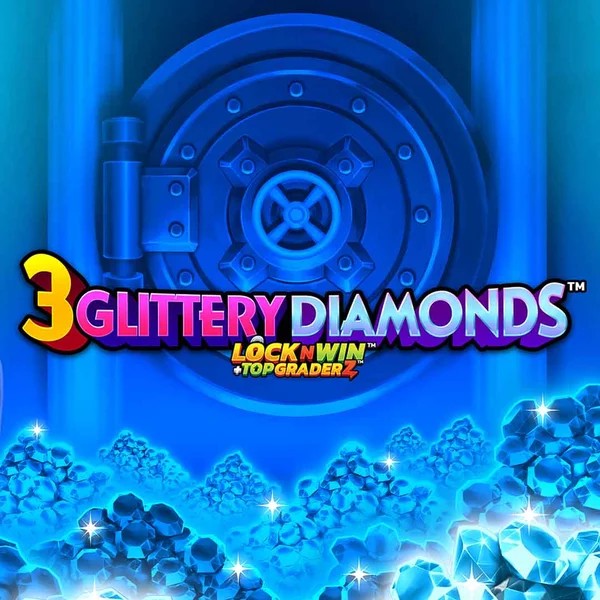 3 Glittery Diamonds game by PearFiction Studios – logo hosted on Winnita casino