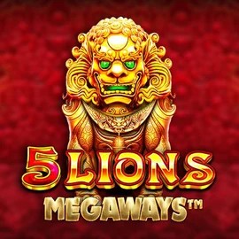 Slots logo of 5 Lions Megaways from Pragmatic Play at Winnita casino