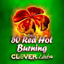 50 Red Hot Burning Clover Links by Novomatic, showcased at winnitacasinoo.eu – game logo
