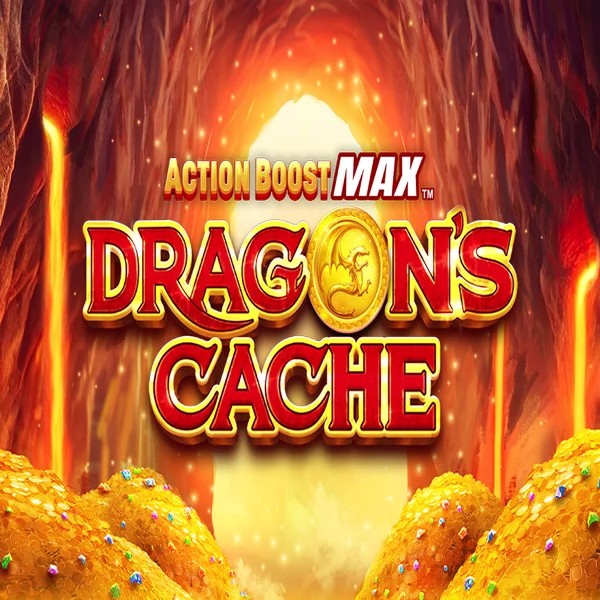 Action Boost Max Dragon's Cache logo by SpinPlay Games Winnita casino