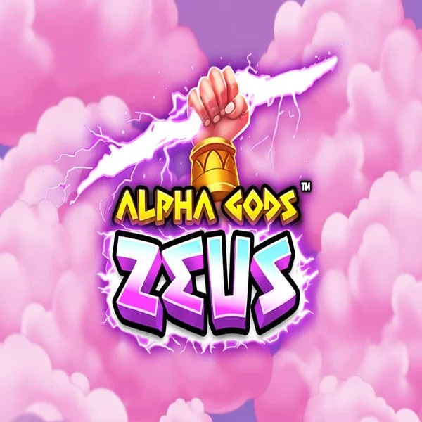 Alpha Gods Zeus slot logo by PearFiction Studios at Winnita casino