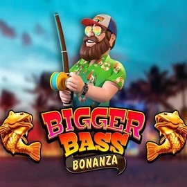 Bigger Bass Bonanza online game logo by Pragmatic Play on winnitacasinoo.eu