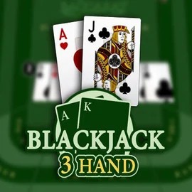 Blackjack 3H (Habanero) online game logo by Habanero on winnitacasinoo.eu