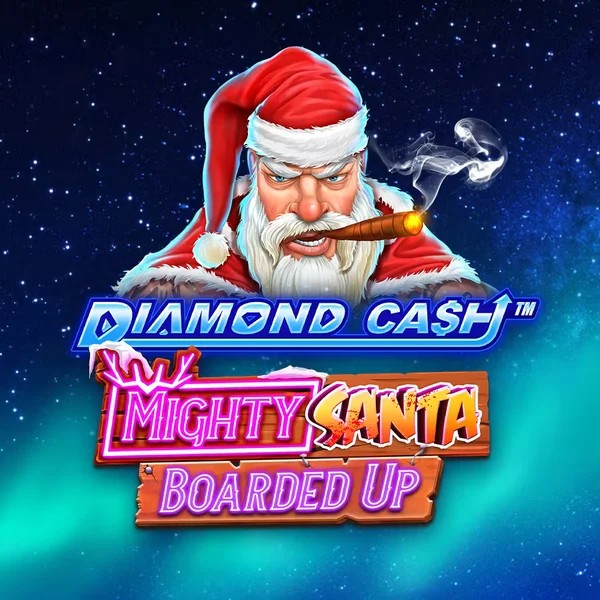 Diamond Cash Mighty Santa Boarded Up logo by Greentube at Winnita casino