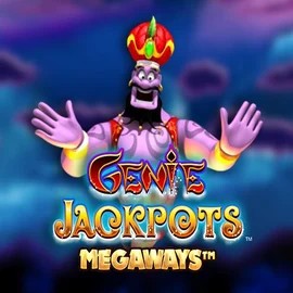 Genie Jackpots Megaways slot visual from Blueprint Gaming available on winnitacasinoo.eu