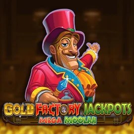Play the Gold Factory Jackpots Mega Moolah slot by Aurum Signature Studios on Winnita casino