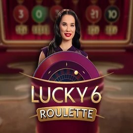 Lucky 6 Roulette online game logo by Pragmatic Play on winnitacasinoo.eu