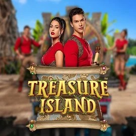 Treasure Island online game logo by Pragmatic Play on winnitacasinoo.eu